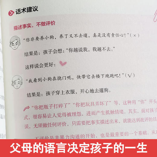 【正版包邮】非暴力沟通的父母话术 家教经典 沟通技巧 商品图2