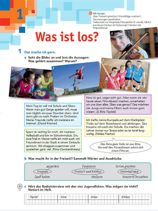 【外研社】开心学德语(青少版)(B1)(学生用书)(附单词手册) 商品图3