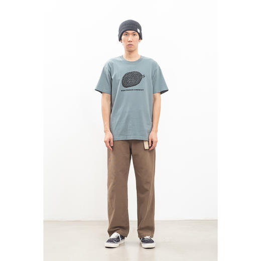 刘庆元×吃茶去 艺术家合作款全棉圆领短袖T恤榴莲chichaqu新款 商品图2