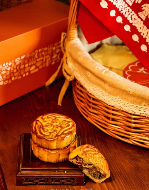 经典中秋五仁月饼 八粒礼盒装 商品图0