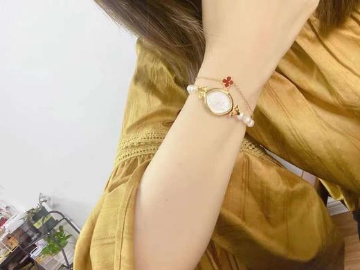 价值3500+ 原厂正dan ！小众高端款！‬agete珍珠表/方形bu纹‮腕理‬表 上手高贵典雅 简约文艺 复古又精致 有逼格 客供进口日本‮芯机‬ 手快有手慢无！ 商品图6