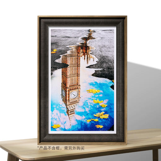 【折扣商品 不退不换】1000片 平面拼图 塑料拼图 H2630 水中景系列-大笨钟 商品图1