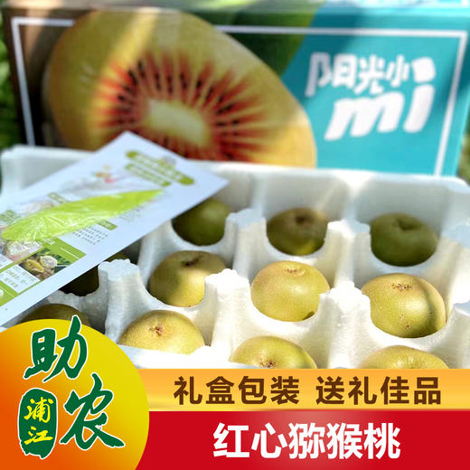 【精选果、超甜！】浦江红心猕猴桃礼盒 商品图0