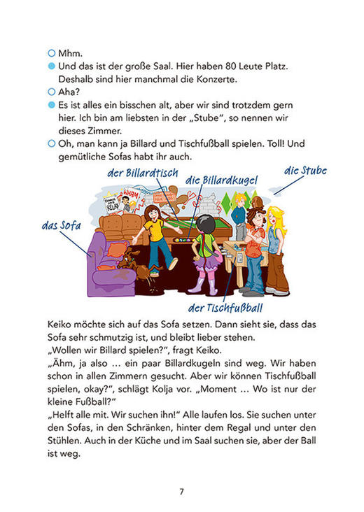 开心学德语(青少版)(A2)(轻松读物)原版引进，专为德语零基础的青少年学习德语打造的系列读物 商品图3