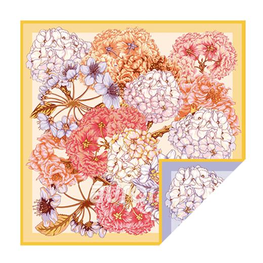 绣球花（双面） 丝巾 商品图0