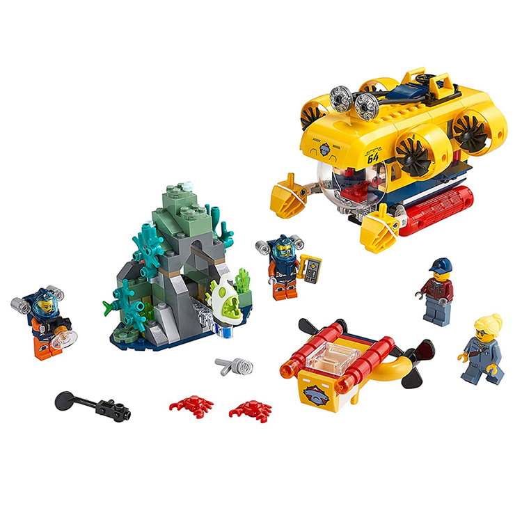 Lego/乐高 城市系列 海洋探索潜水艇 5+ 60264-CN