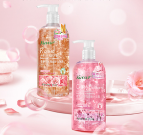 蔻斯汀 玫瑰花瓣沐浴露380ml