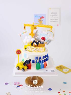 工程挖掘机吊车3