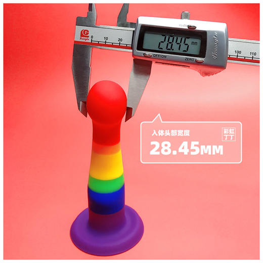 Blush仿真彩虹假阳具阴茎亚洲尺寸强吸附女用自慰夫妻情趣成入玩具 商品图7