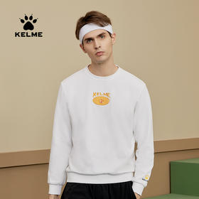 卡尔美秋季新款男士圆领卫衣休闲运动套头衫6137TT1003