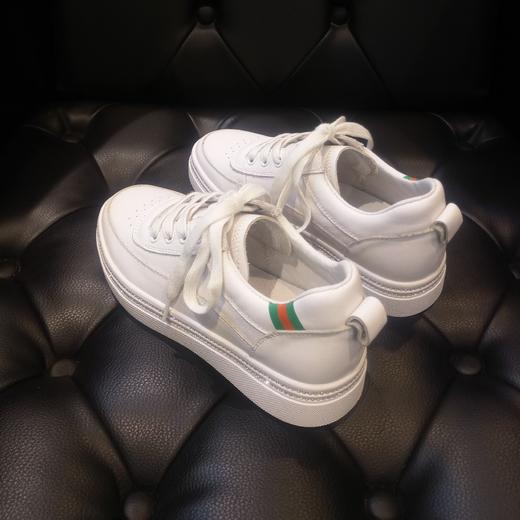 lfgj jeans  bj815新品牛皮小白鞋（鞋底发黄，介意者慎拍） 商品图5