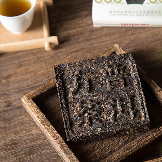 普洱方茶，藏品“末代茶王”复刻92方砖 ，13年陈放老茶，兰香绵柔，回甘劲足 商品图7