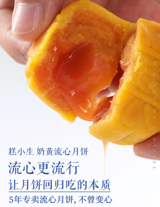 9点后奶黄流心月饼 商品图7