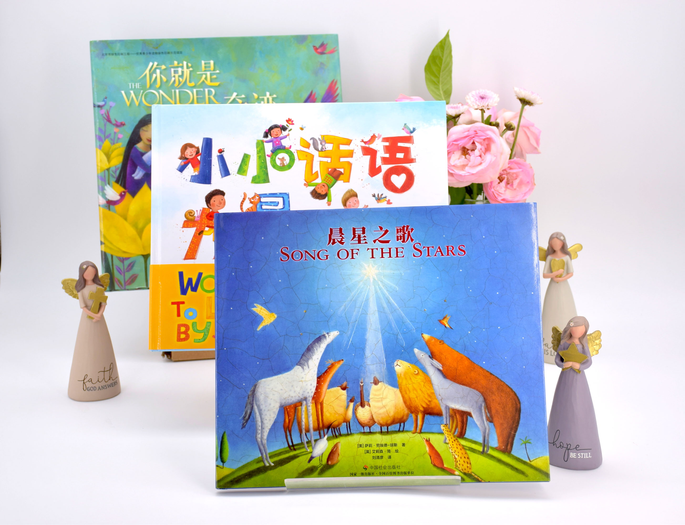 【爱语奇迹】系列绘本：小小话语力量大+晨星之歌+你就是奇迹/送主题帆布袋