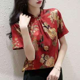 夜珑纱品牌199款女士真丝上衣