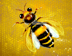 9-11岁创意蜡笔写生《大自然的建筑师“蜜蜂”》【自动发货：下单后，点击手机短信中收到的链接，即可获取文件下载的链接；如有任何问题，可添加客服微信hm33268获得帮助】