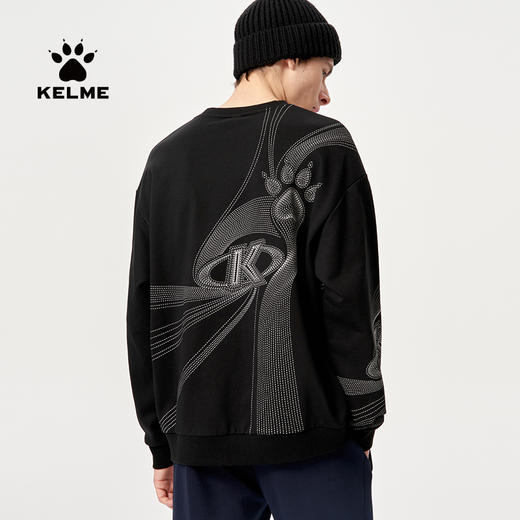 卡尔美秋季新品男士圆领卫衣6134TT1006 商品图3