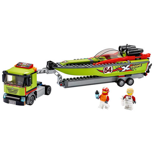 Lego/乐高 赛艇运输车City Rennboot-Transporter 60254-CN 商品图0