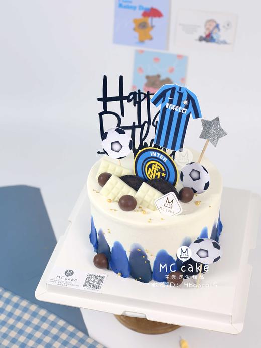 【当日急单】足球插排蛋糕 商品图0