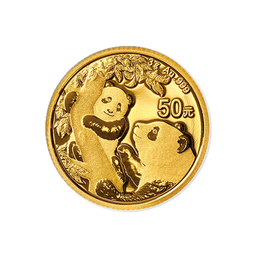 2021年熊猫金质纪念币 商品图5