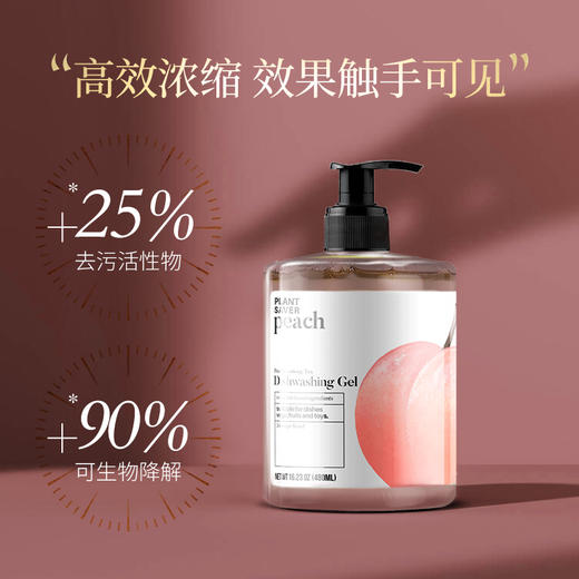 3瓶PlantSaver植伴A类茶多氛强去污洗洁精450ml 商品图1