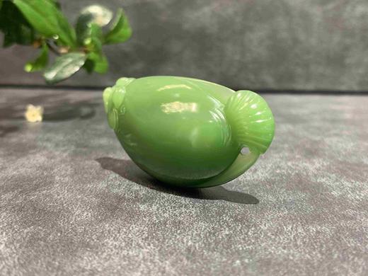 【御珠宫坊】碧玉鱼挂件 商品图5