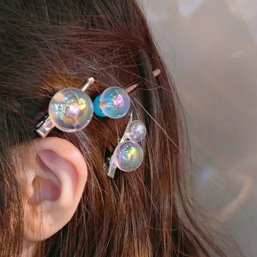 北京仓｜La môme bijou-Bulles-crocodile clips 发卡（玫瑰金色）［法国设计师］ 商品图3