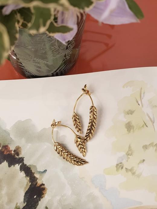 订购8周到｜Aurélie Bidermann-January Jones 同款-Wheat-小麦 耳环［法国设计师］ 商品图2