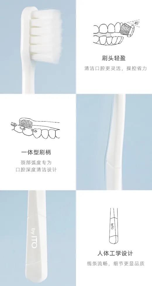 ITO艾特柔牙刷｜宽头 高密度 软毛 细微刷毛 商品图9