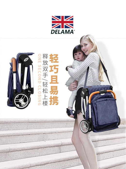 Delama德拉玛城市精灵口袋车 婴儿手推车 商品图2