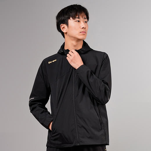 多威反重力外套2021年新款黑色百搭休闲梭织运动服2602001 商品图6