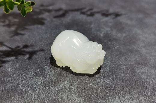 【御珠宫坊】羊脂白玉貔貅挂件 商品图3