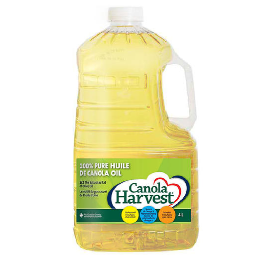 H| 加乐丰（Canola Harvest）芥花油 低芥酸菜籽油 加拿大原装进口食用油4L 商品图0