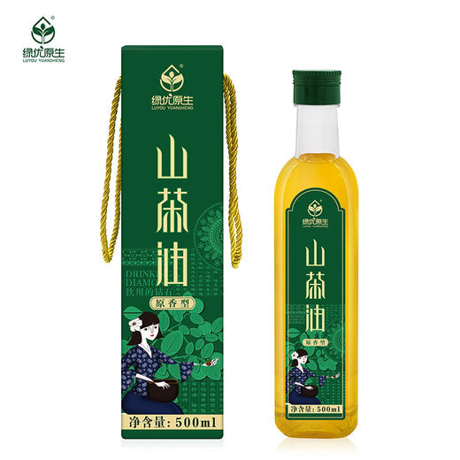 绿优原生山茶油原香型500ml 商品图1