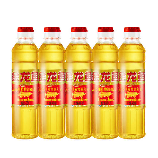 金龙鱼黄金比例食用植物调和油400ML*5(非转基因)-YS 商品图0