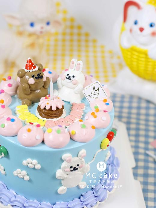 手绘复古小熊&兔子 商品图1