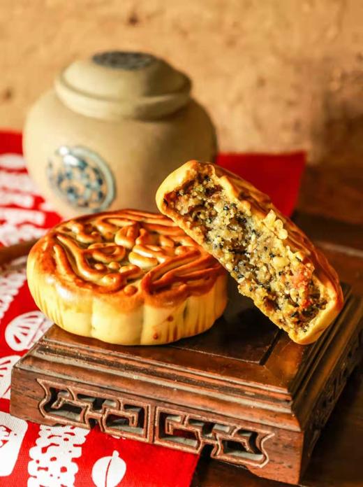 经典中秋五仁月饼 八粒礼盒装 商品图3