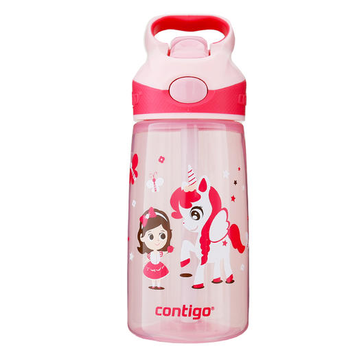 悠享每刻小发明家儿童保温吸管杯-小白马与女孩 商品图0