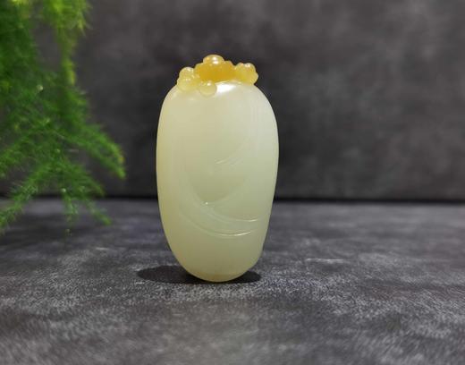 【御珠宫坊】糖羊脂白玉佛挂件 商品图1