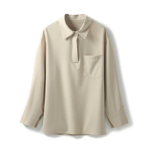 裁缝学苑AG188 女秋2021新款长袖法式衬衫领暗门襟衬衣纸样打版 商品图6