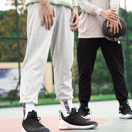 UZIS运动裤男春秋宽松休闲束脚长裤扎袜跑步训练卫裤美式篮球裤子 商品图0