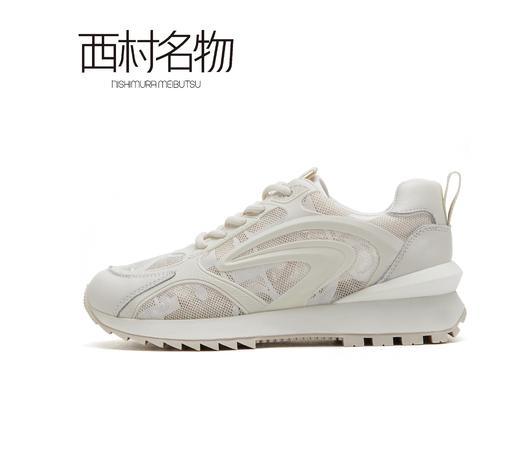 西村名物2021秋季款情侣男女休闲运动老爹鞋X21AM15231 商品图2