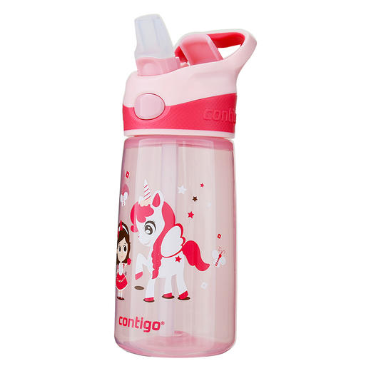 悠享每刻小发明家儿童保温吸管杯-小白马与女孩 商品图3