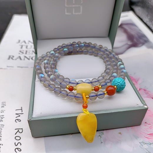 灰月光3圈手串 商品图0