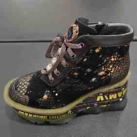 lFGJ 6422鱼皮马毛拼接设计师款坡跟女鞋