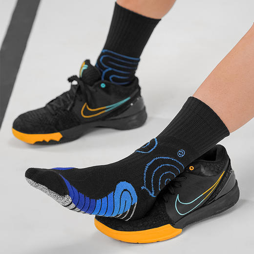 PRO球员级UZIS专业篮球袜男实战高帮长筒加厚毛巾底精英袜[云2.0] 商品图3