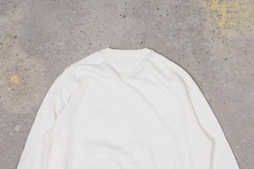 米白棉质 胸前刺绣 圆领毛衣/针织衫 T-1093 商品图9