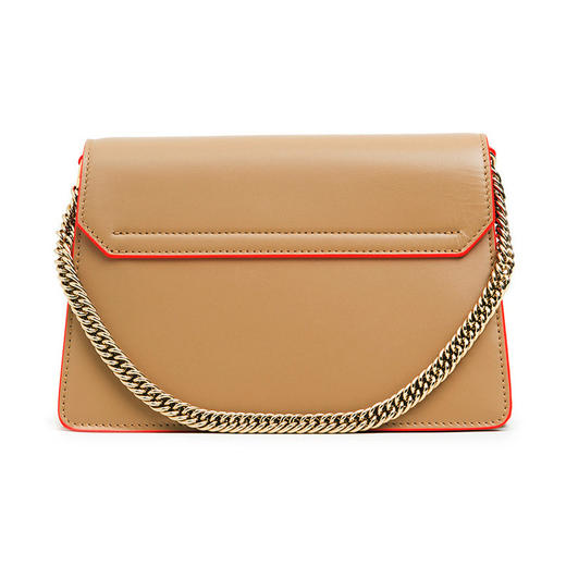 GIVENCHY 纪梵希 女士杏色牛皮小号链条单肩斜挎包 BB501CB0TG 商品图2