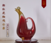 邓希平：郎红花釉鸡公壶 商品缩略图0