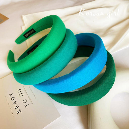 【升级包布款】大自然色系发箍 韩国ins时尚头饰海绵发箍复古简约百搭压发头箍女（此产品不参加首单赠送手绳活动） 商品图1